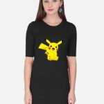 Pikachu long T-Shirt Dress for women