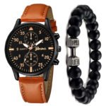 Men's Watch Fashion Quartz Watch Bracelet Set - Image 7