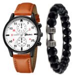 Men's Watch Fashion Quartz Watch Bracelet Set - Image 2