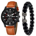 Men's Watch Fashion Quartz Watch Bracelet Set - Image 4
